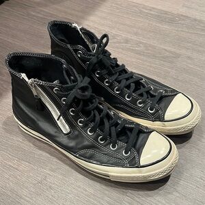 Convers all stars real leather men sneakers.